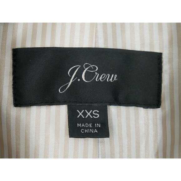 NWOT J.Crew Leopard Print Blazer Brown Tan XXS - Picture 4 of 6